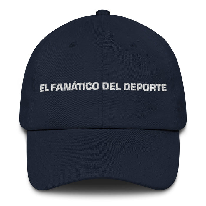 El Fanático Del Deporte The Sports Fan Mexican Spanish Pride Gift Regalo Dad Hat Mexicada Navy