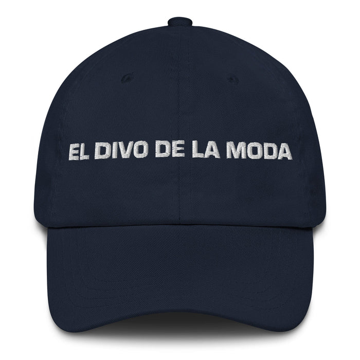 El Divo De La Moda The Fashion Diva Mexican Spanish Pride Gift Regalo Dad Hat Mexicada Navy