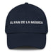 El Fan De La Música The Music Fan Mexican Spanish Pride Gift Regalo Dad Hat Mexicada Navy