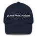 La Adicta Al Azúcar The Sugar Addict Mexican Spanish Pride Gift Regalo Dad Hat Mexicada Navy