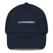 La Académica The Academic Mexican Spanish Pride Gift Regalo Dad Hat Mexicada Navy