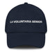 La Voluntaria Senior The Senior Volunteer Mexican Spanish Pride Gift Regalo Dad Hat Mexicada Navy