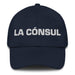 La Cónsul The Consul Mexican Spanish Pride Gift Regalo Dad Hat Mexicada Navy