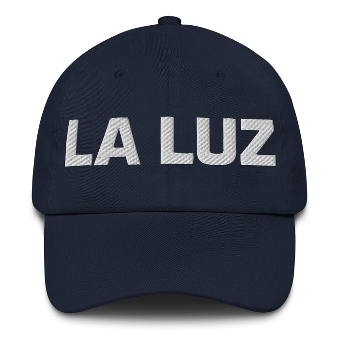 La Luz The Light Mexican Spanish Pride Gift Regalo Dad Hat Mexicada Navy