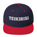 Embroidered Teikirisi - Take It Easy Funny Spanish Saying Classic Snapback Hat Mexicada Navy/ Red