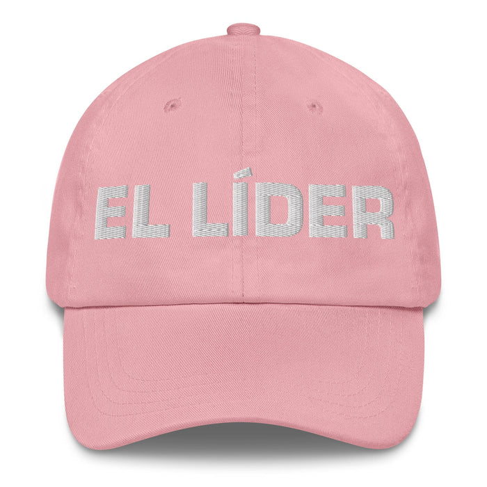 El Líder The Leader Mexican Spanish Pride Gift Regalo Dad Hat Mexicada Pink