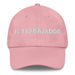 El Trabajador The Hardworking One Mexican Spanish Pride Gift Regalo Dad Hat Mexicada Pink