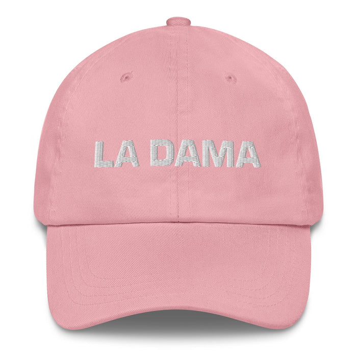 La Dama The Lady Mexican Spanish Pride Gift Regalo Dad Hat Mexicada Pink