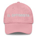 El Optimista The Optimistic One Mexican Spanish Pride Gift Regalo Dad Hat Mexicada Pink