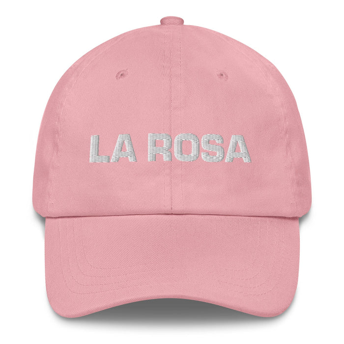 La Rosa The Rose Mexican Spanish Pride Gift Regalo Dad Hat Mexicada Pink