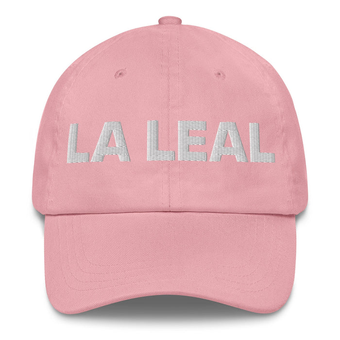 La Leal The Loyal One Mexican Spanish Pride Gift Regalo Dad Hat Mexicada Pink