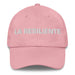 La Resiliente Resilient One Mexican Spanish Pride Gift Regalo Dad Hat Mexicada Pink