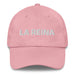 La Reina The Queen Mexican Spanish Pride Gift Regalo Dad Hat Mexicada Pink