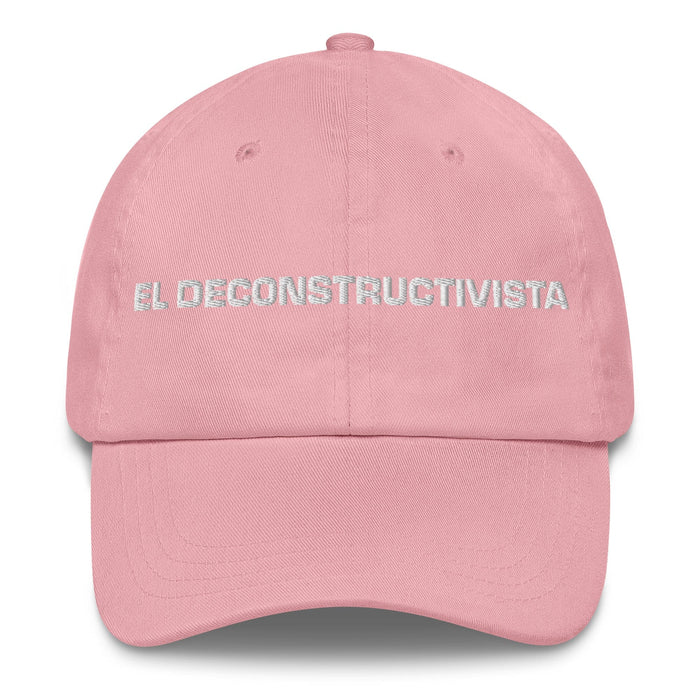 El Deconstructivista The Deconstructivist Mexican Spanish Pride Gift Regalo Dad Hat Mexicada Pink