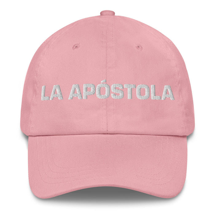 La Apóstola The Apostle Mexican Spanish Pride Gift Regalo Dad Hat Mexicada Pink