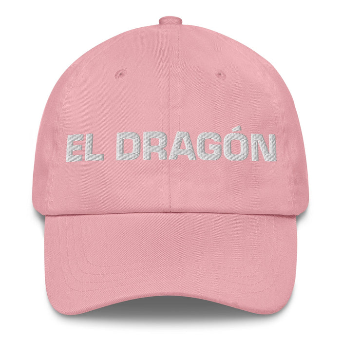 El Dragón The Dragon Mexican Spanish Pride Gift Regalo Dad Hat Mexicada Pink