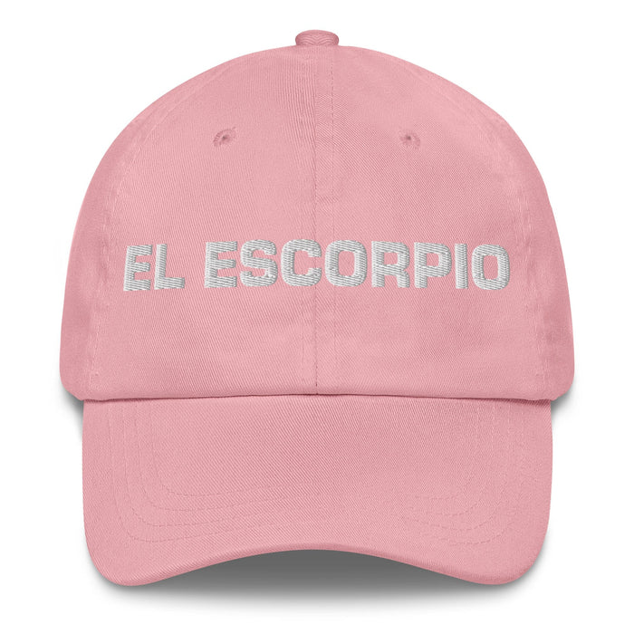 El Escorpio The Scorpio Mexican Spanish Pride Gift Regalo Dad Hat Mexicada Pink