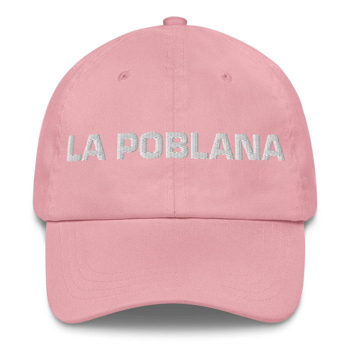 La Poblana The Pueblan Mexican Spanish Pride Gift Regalo Dad Hat Mexicada Pink