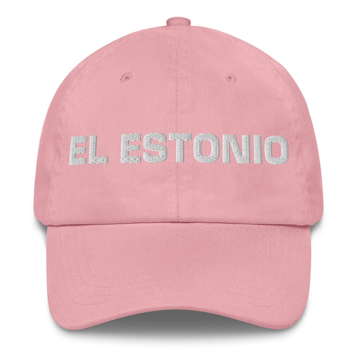 El Estonio The Estonian Mexican Spanish Pride Gift Regalo Dad Hat Mexicada Pink