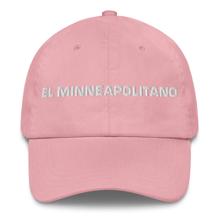 El Minneapolitano The Minneapolitan Mexican Spanish Pride Gift Regalo Dad Hat Mexicada Pink