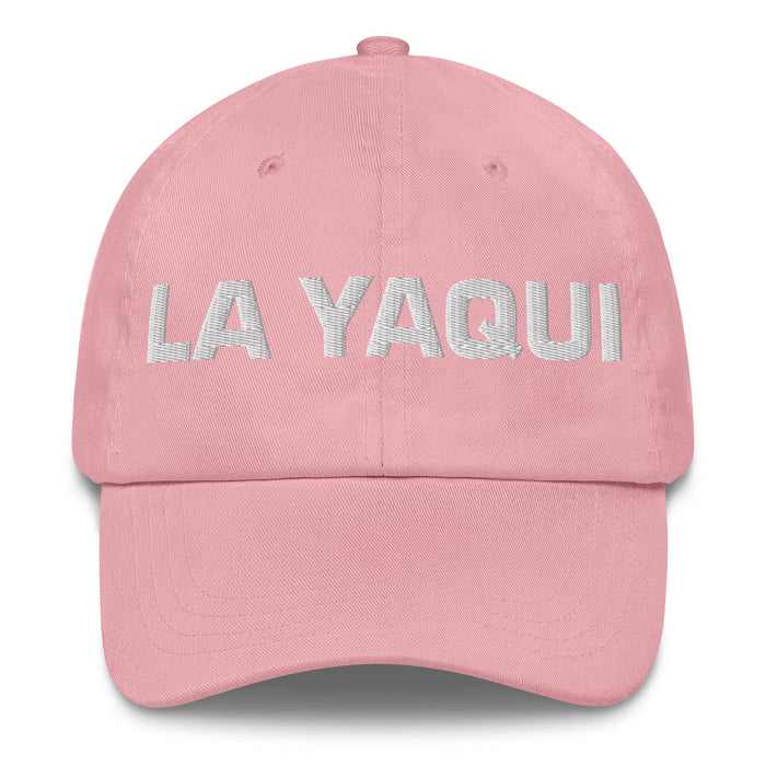 La Yaqui The Yaqui Mexican Spanish Pride Gift Regalo Dad Hat Mexicada Pink