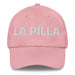 La Pilla The Rascal Mexican Spanish Pride Gift Regalo Dad Hat Mexicada Pink