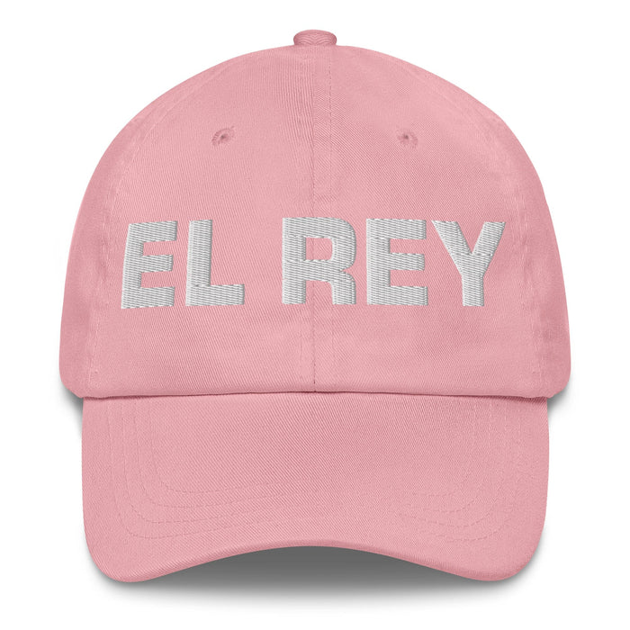 El Rey The Queen / The King Mexican Spanish Pride Gift Regalo Dad Hat Mexicada Pink