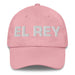 El Rey The Queen / The King Mexican Spanish Pride Gift Regalo Dad Hat Mexicada Pink