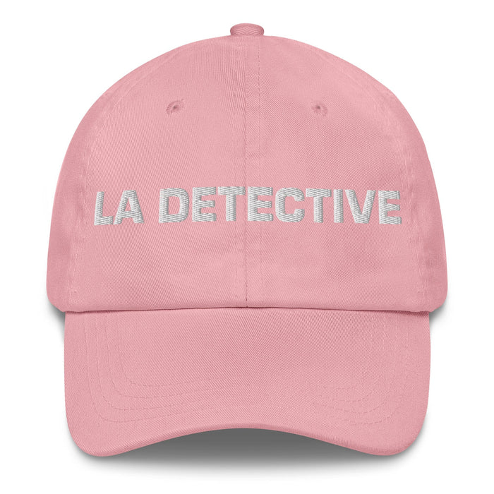 La Detective The Detective Mexican Spanish Pride Gift Regalo Dad Hat Mexicada Pink