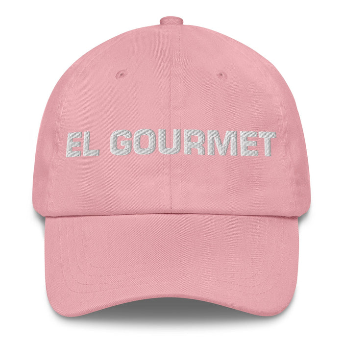 El Gourmet The Gourmet Mexican Spanish Pride Gift Regalo Dad Hat Mexicada Pink