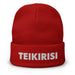 Embroidered Teikirisi - Take It Easy Funny Spanish Saying Phrase Slang Beanie Mexicada Red