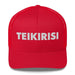 Embroidered Teikirtisi - Take It Easy Funny Spanish Saying Retro Trucker ha Mexicada Red