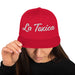 Embroidered La Toxica Spanish Mexican Bingo Game Funny Toxic Snapback Hat Mexicada Red