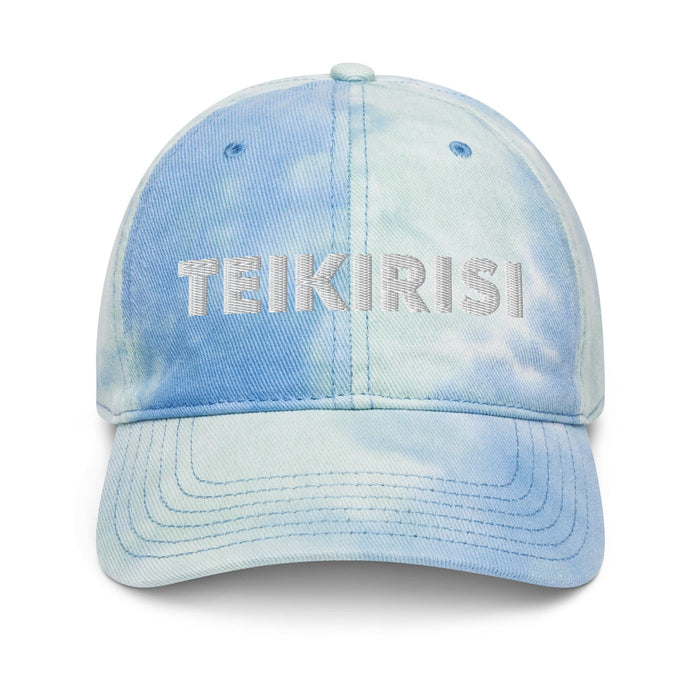 Embroidered Teikirisi - Take It Easy Funny Spanish Saying Phrase Tie Dye Hat Mexicada Sky