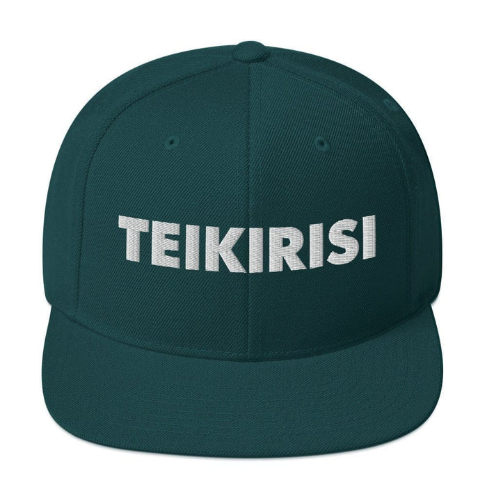 Embroidered Teikirisi - Take It Easy Funny Spanish Saying Classic Snapback Hat Mexicada Spruce