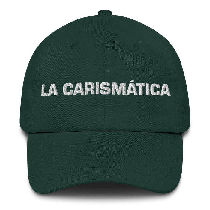 La Carismatica Charismatic Mexican Spanish Pride Gift Regalo Dad Hat Mexicada Spruce