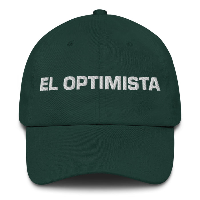 El Optimista The Optimistic One Mexican Spanish Pride Gift Regalo Dad Hat Mexicada Spruce