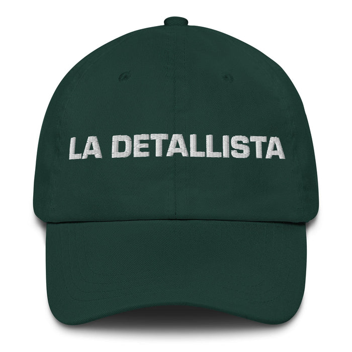 La Detallista The Detail-Oriented One Mexican Spanish Pride Gift Regalo Dad Hat Mexicada Spruce