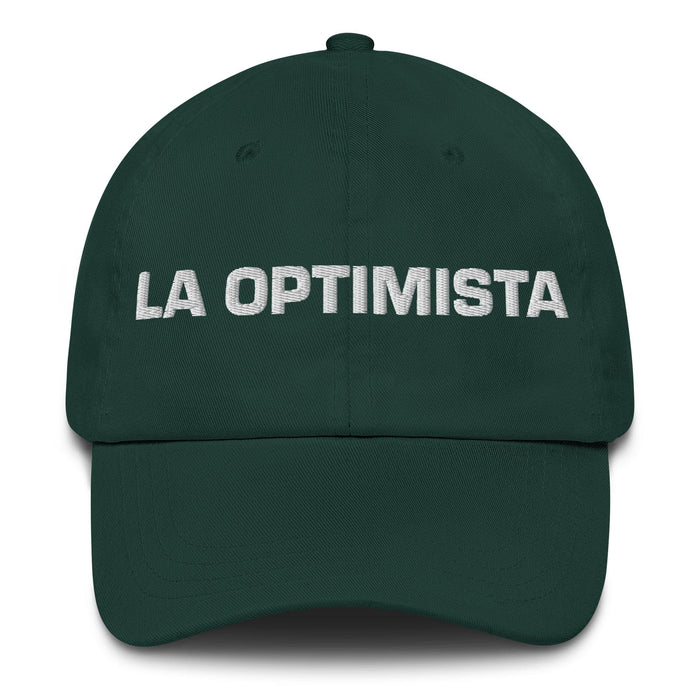 La Optimista The Optimistic One Mexican Spanish Pride Gift Regalo Dad Hat Mexicada Spruce