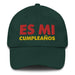 Embroidered Es Mi Cumpleanos It's My Birthday Funny Party Supplies Dad Hat Mexicada Spruce