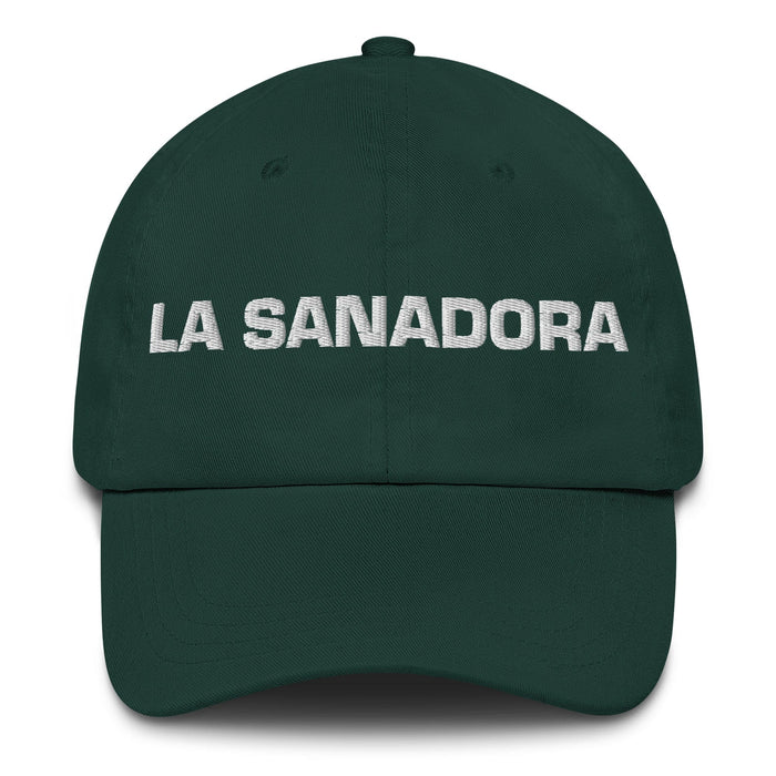 La Sanadora The Healer Mexican Spanish Pride Gift Regalo Dad Hat Mexicada Spruce