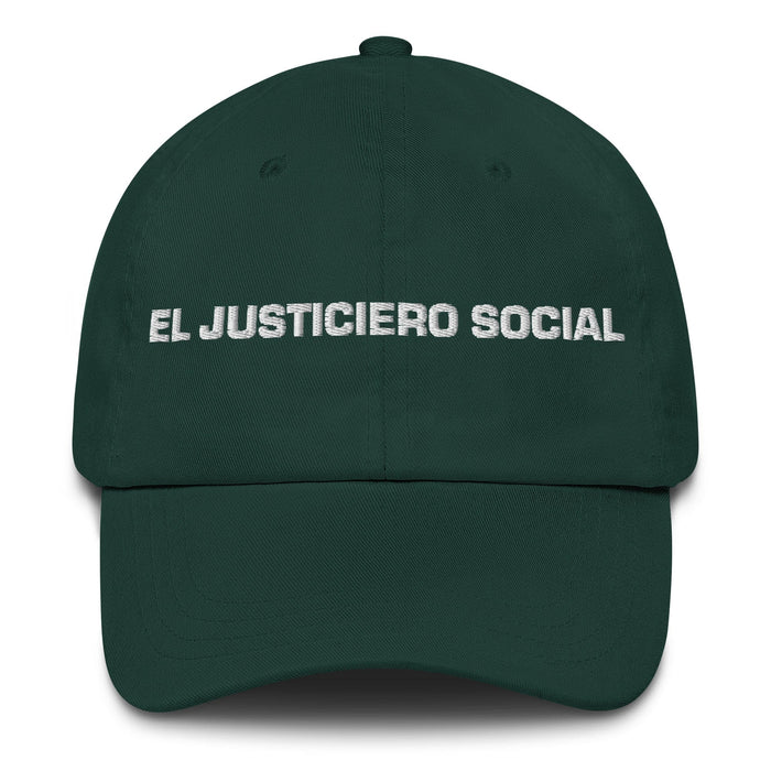 El Justiciero Social The Social Justice Advocate Mexican Spanish Pride Gift Regalo Dad Hat Mexicada Spruce