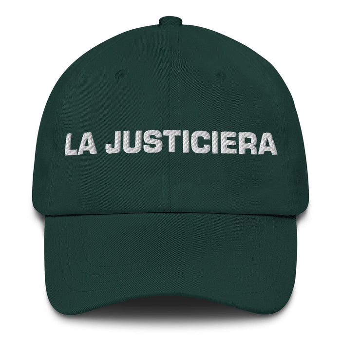 La Justiciera The Justice Advocate Mexican Spanish Pride Gift Regalo Dad Hat Mexicada Spruce