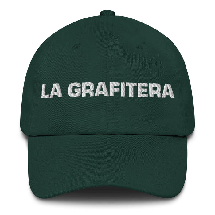 La Grafitera The Graffiti Artist Mexican Spanish Pride Gift Regalo Dad Hat Mexicada Spruce