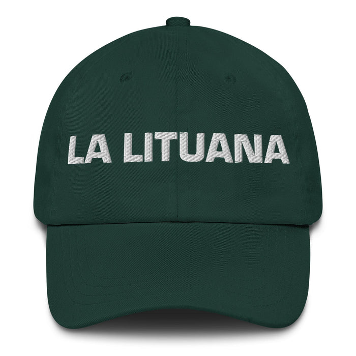 La Lituana The Lithuanian Mexican Spanish Pride Gift Regalo Dad Hat Mexicada Spruce