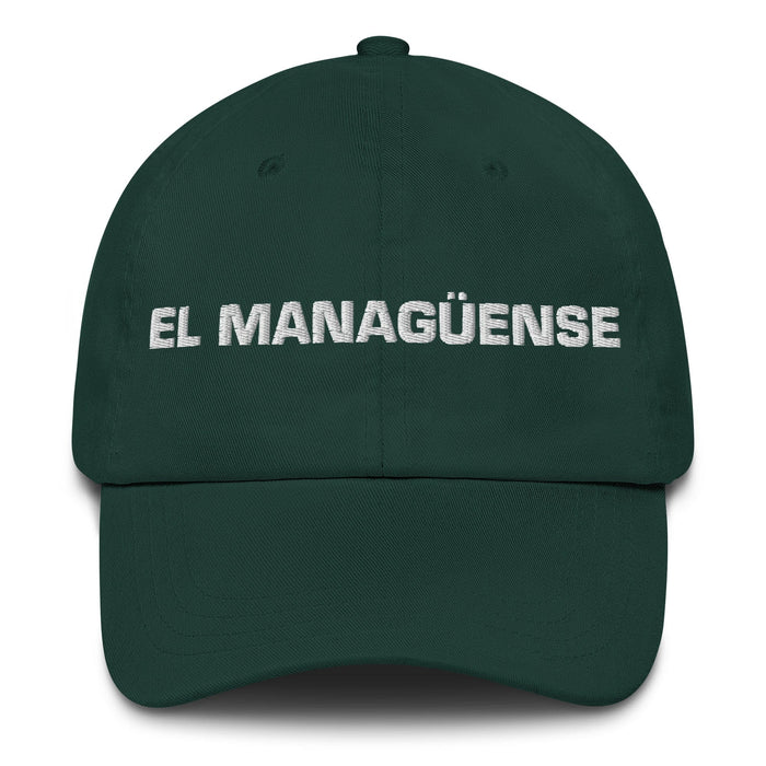 El Managüense The Managua Resident Mexican Spanish Pride Gift Regalo Dad Hat Mexicada Spruce