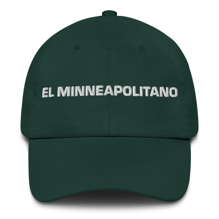 El Minneapolitano The Minneapolitan Mexican Spanish Pride Gift Regalo Dad Hat Mexicada Spruce