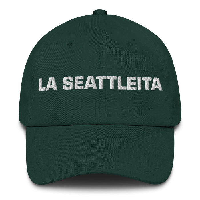 La Seattleita The Seattleite Mexican Spanish Pride Gift Regalo Dad Hat Mexicada Spruce