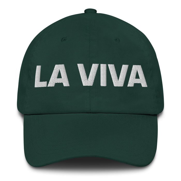 La Viva The Clever One Mexican Spanish Pride Gift Regalo Dad Hat Mexicada Spruce