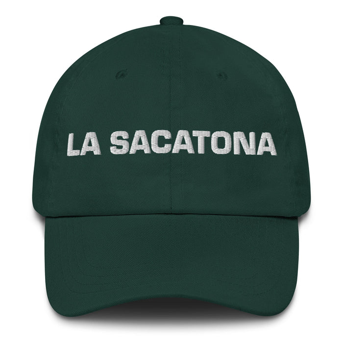 La Sacatona The Coward Mexican Spanish Pride Gift Regalo Dad Hat Mexicada Spruce